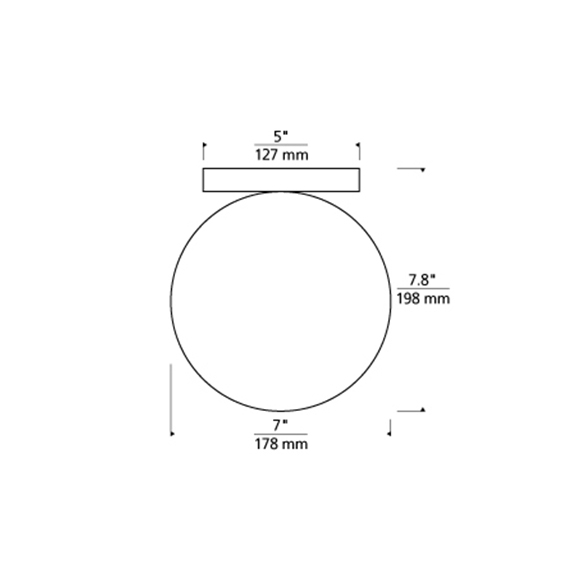 Akova techlighting plafonnier led