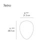 Facce Wall Ceiling Artemide Lighting Tetro Dimensions