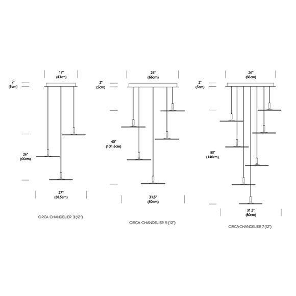Circa suspendu LED Pablo Design