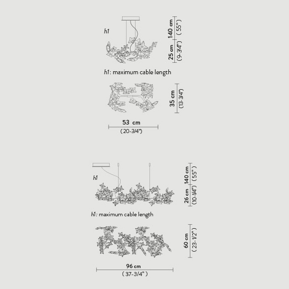 Hanami luminaire suspendu Slamp