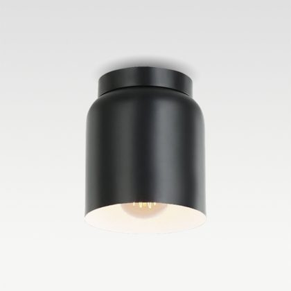 Cartura plafonnier en métal noir