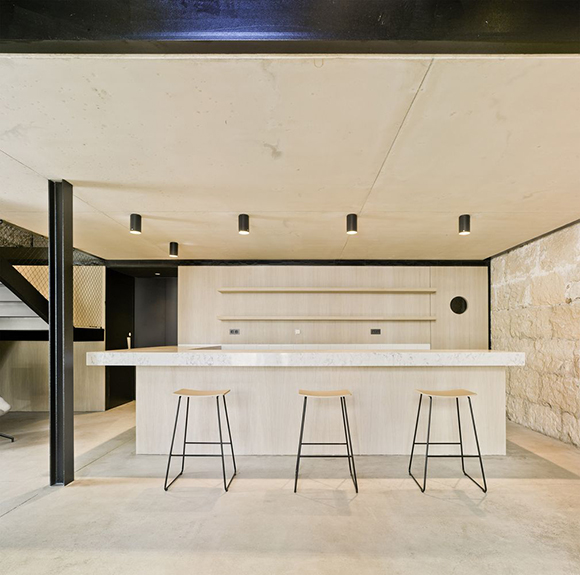 Cylinder plafonnier tube minimaliste