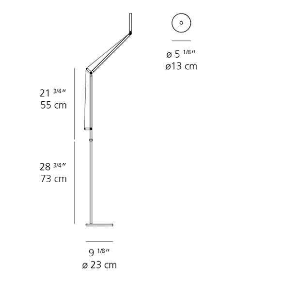 demetra lampe de sol led Artemide