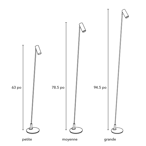 Reach Floor TossB Lighting dimensions