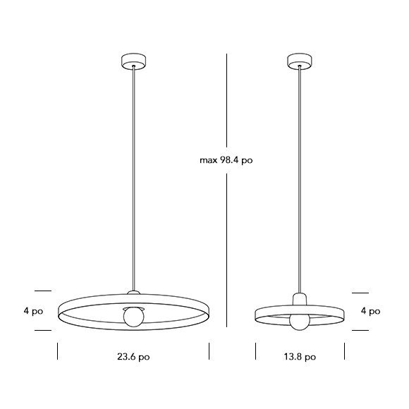 Disk Suspension TossB Lighting Spec