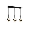 Globo Lineaire Suspension Triple Black