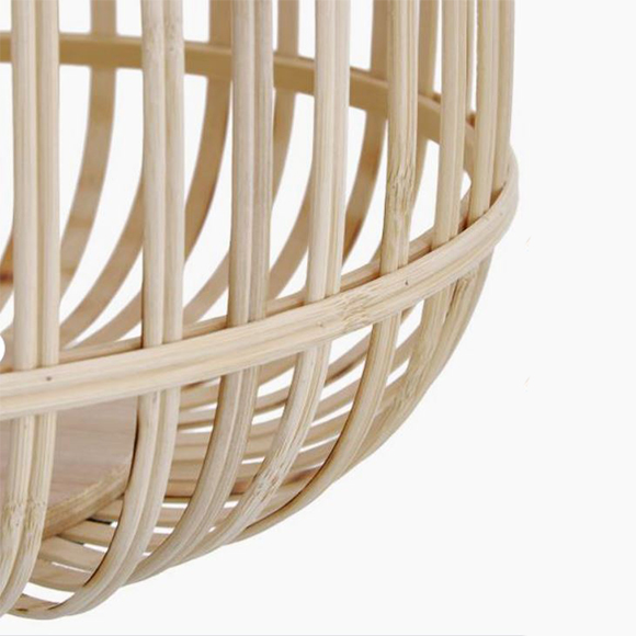 Bordesley suspension en bois osier bambou