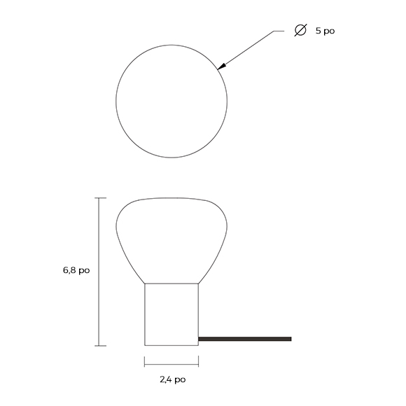 Parc01 Lambert&Fils Table Lamp Specs