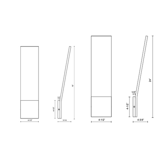 Nevis, murale extérieure DEL, en forme de plaque de métal pliée légèrement à partir de la base pour donner un effet de relief.