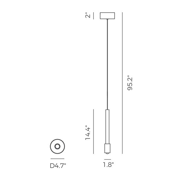 Fluorescence Mini Suspendu Page One Lighting Maison Du Luminaire