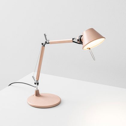 TOLOMEO MICRO TABLE BRUSHED COPPER